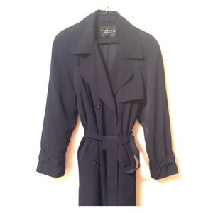 Dark blue Fashion trench style coat